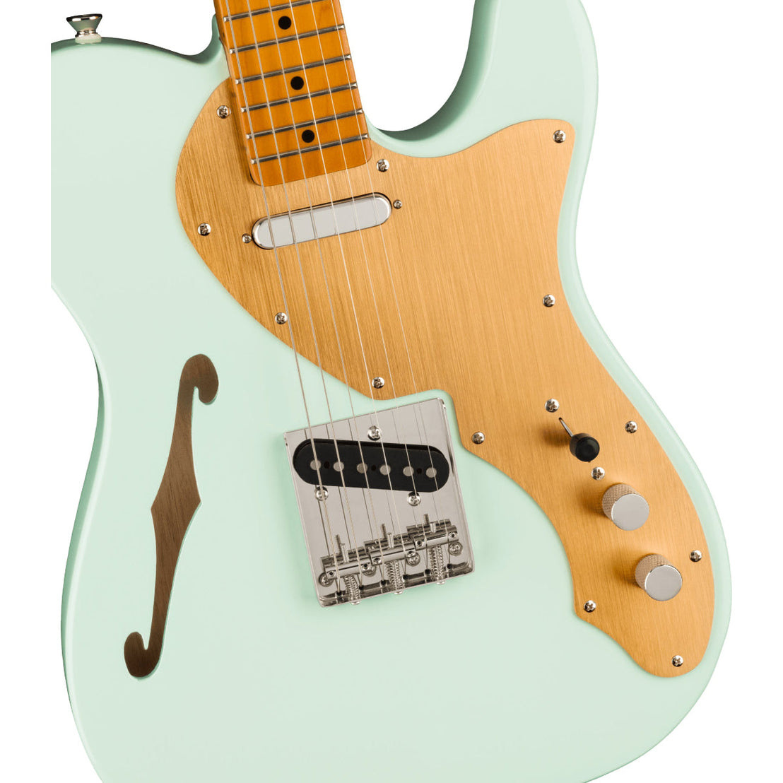 Đàn Guitar Điện Squier Classic Vibe 60s Telecaster Thinline, Maple Fingerboard, Sonic Blue-Mai Nguyên Music
