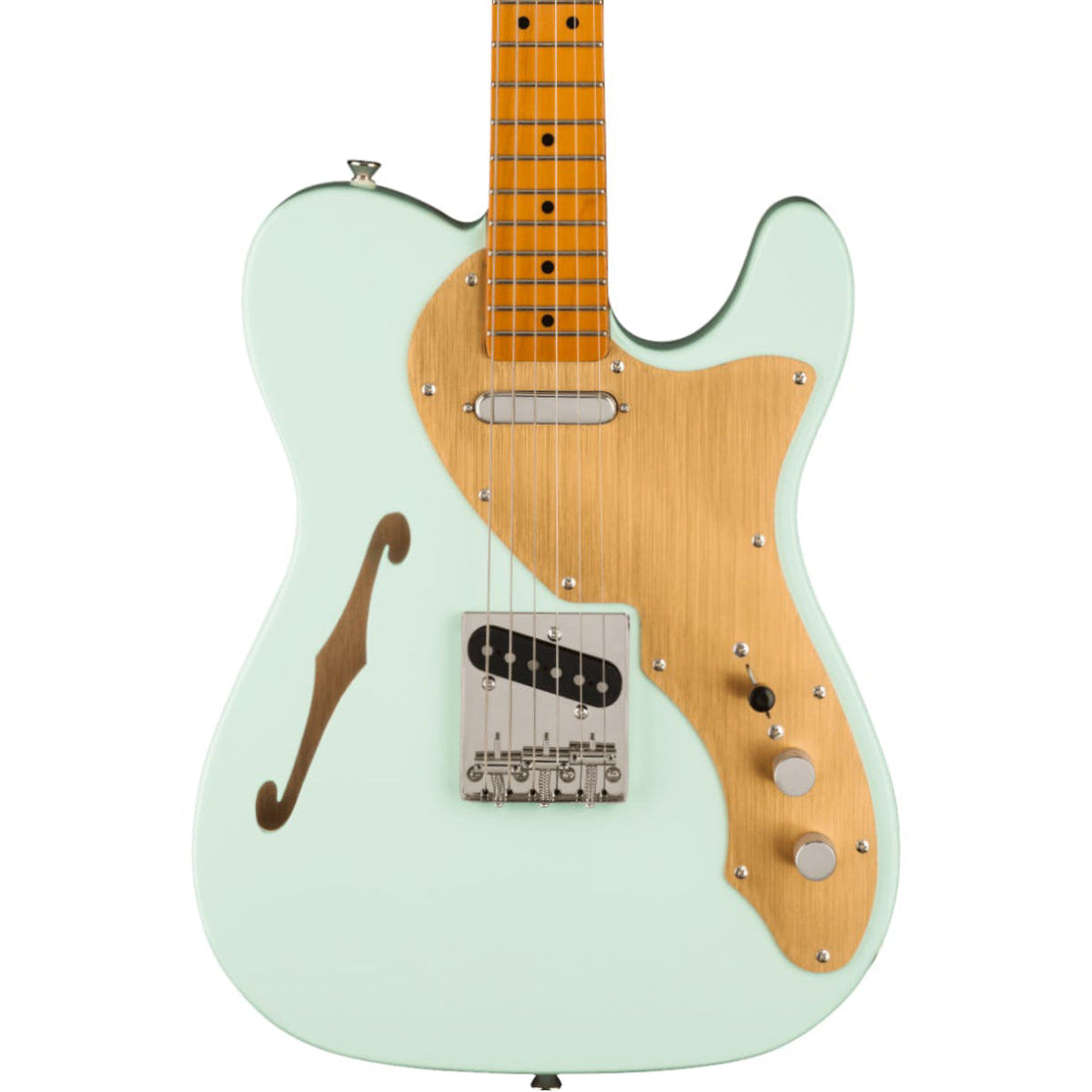 Đàn Guitar Điện Squier Classic Vibe 60s Telecaster Thinline, Maple Fingerboard, Sonic Blue-Mai Nguyên Music