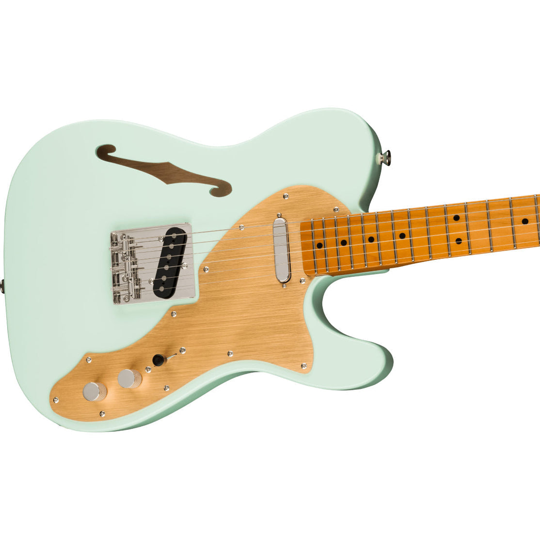 Đàn Guitar Điện Squier Classic Vibe 60s Telecaster Thinline, Maple Fingerboard, Sonic Blue-Mai Nguyên Music
