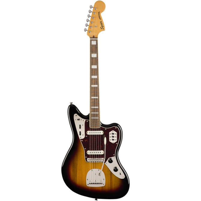 Đàn Guitar Điện Squier Classic Vibe 70s Jaguar, Laurel Fingerboard, 3-Color Sunburst-Mai Nguyên Music