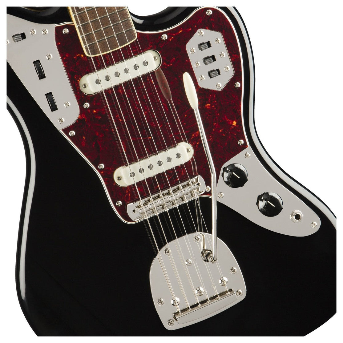 Đàn Guitar Điện Squier Classic Vibe 70s Jaguar, Laurel Fingerboard, Black-Mai Nguyên Music