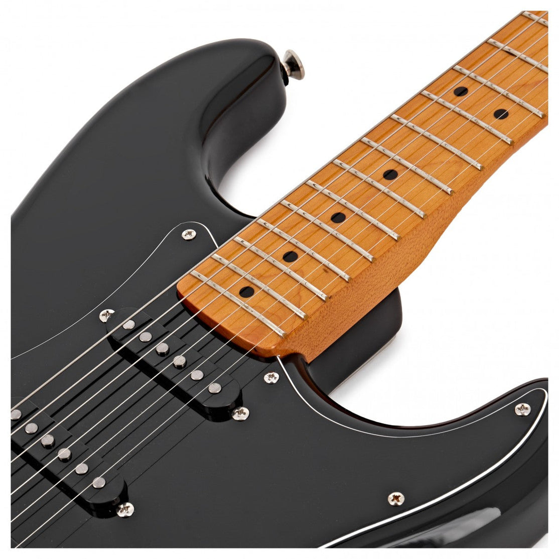 Đàn Guitar Điện Squier Classic Vibe 70s Stratocaster HSS, Maple Fingerboard, Black-Mai Nguyên Music