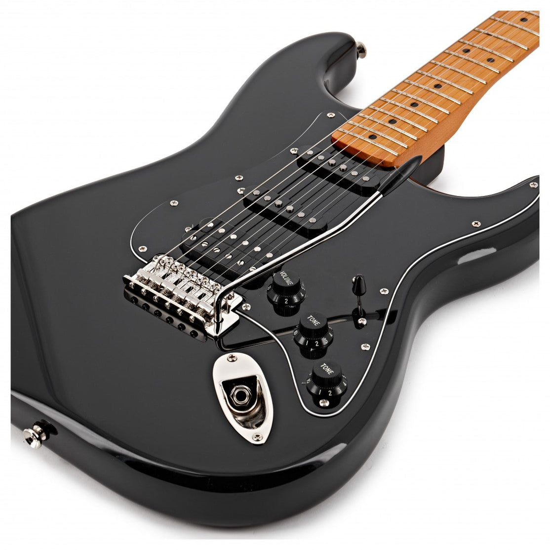 Đàn Guitar Điện Squier Classic Vibe 70s Stratocaster HSS, Maple Fingerboard, Black-Mai Nguyên Music