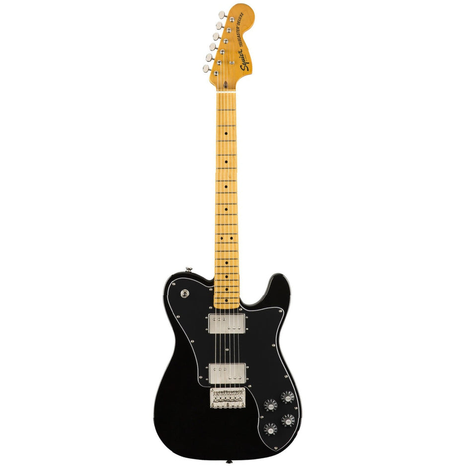 Đàn Guitar Điện Squier Classic Vibe 70s Telecaster Deluxe, Maple Fingerboard, Black-Mai Nguyên Music