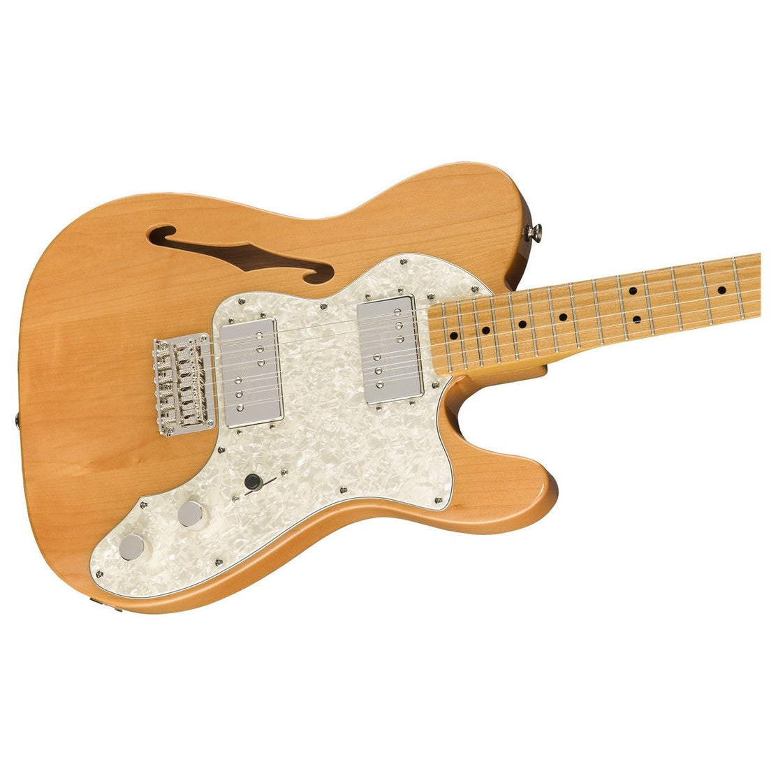 Đàn Guitar Điện Squier Classic Vibe 70s Telecaster Thinline, Maple Fingerboard, Natural-Mai Nguyên Music