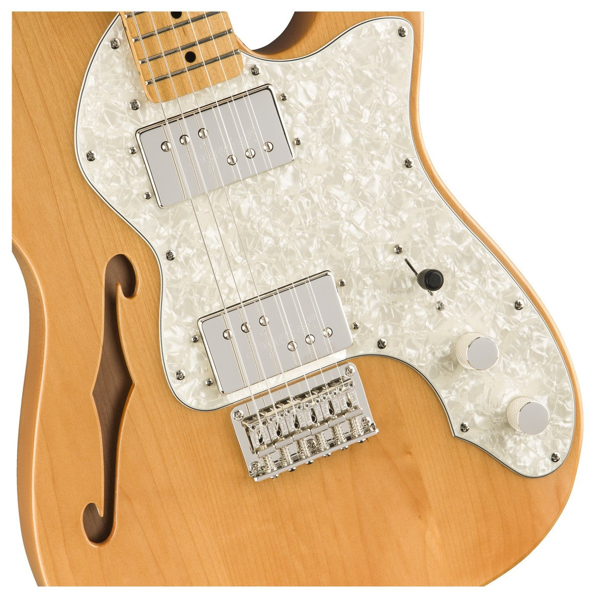 Đàn Guitar Điện Squier Classic Vibe 70s Telecaster Thinline, Maple Fingerboard, Natural-Mai Nguyên Music