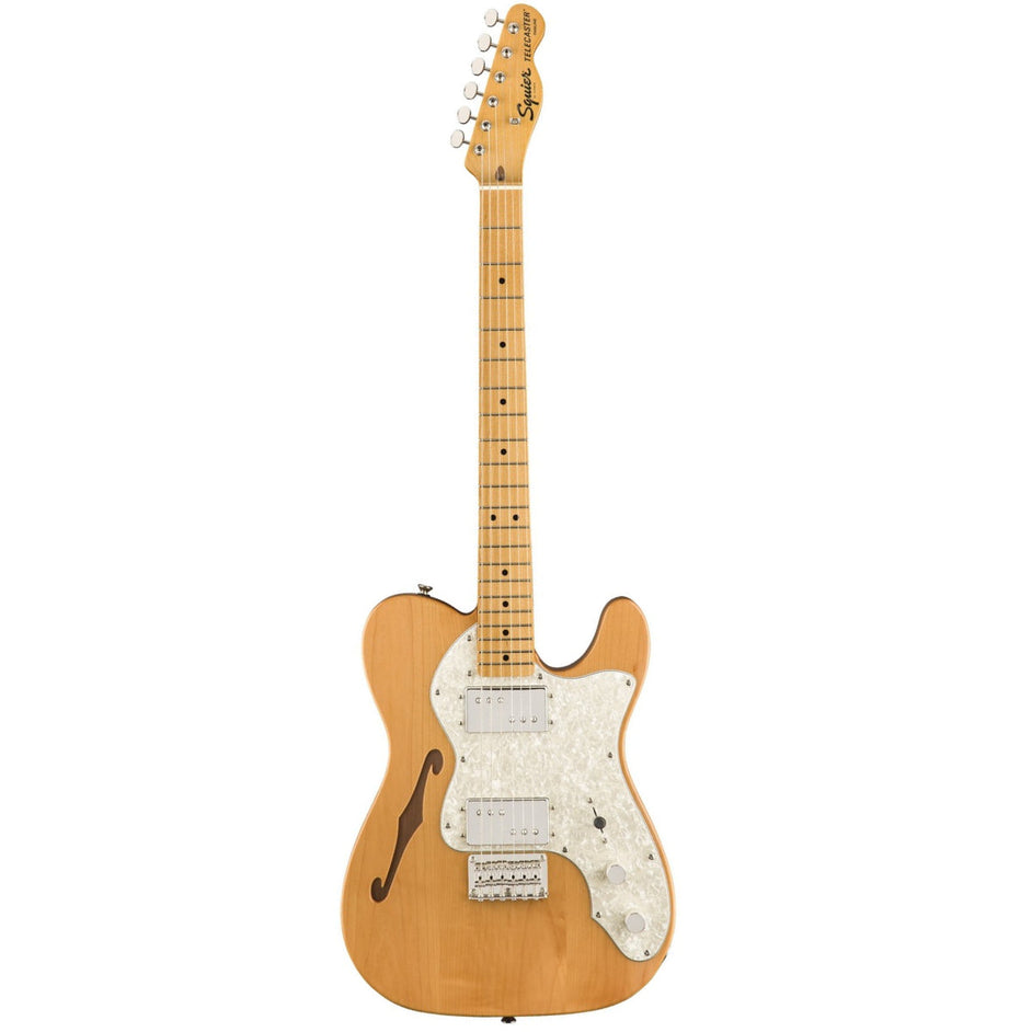 Đàn Guitar Điện Squier Classic Vibe 70s Telecaster Thinline, Maple Fingerboard, Natural-Mai Nguyên Music