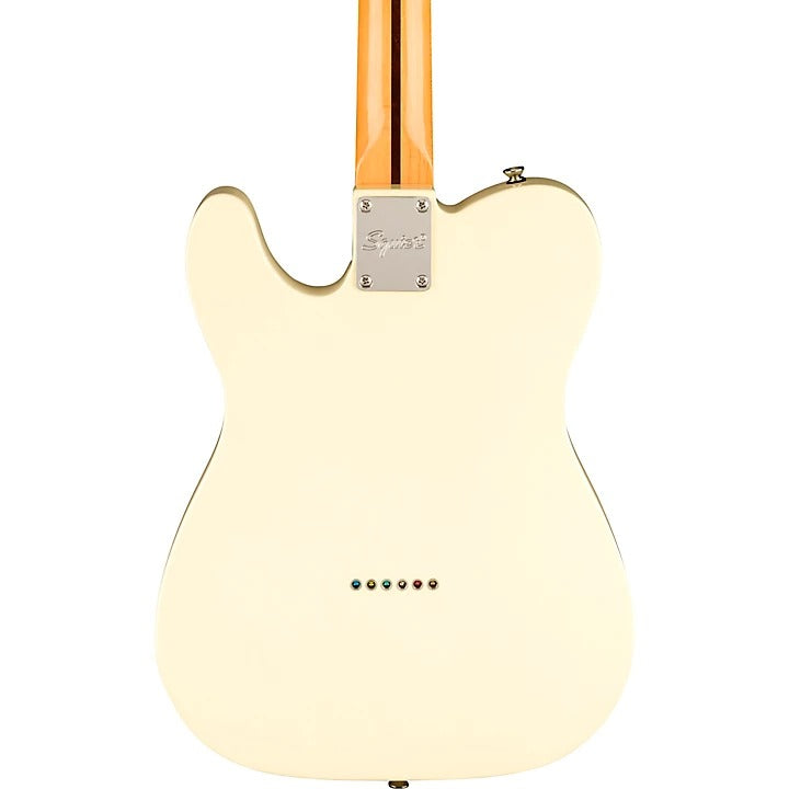 Đàn Guitar Điện Squier Classic Vibe 70s Telecaster Thinline, Maple Fingerboard, Olympic White-Mai Nguyên Music