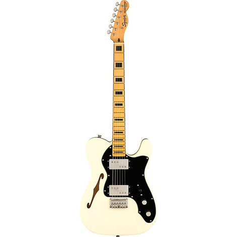 Đàn Guitar Điện Squier Classic Vibe 70s Telecaster Thinline, Maple Fingerboard, Olympic White-Mai Nguyên Music