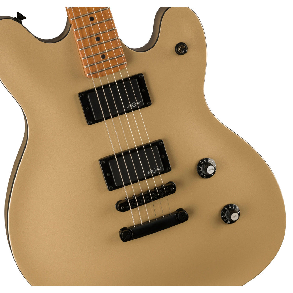 Đàn Guitar Điện Squier Contemporary Active Starcaster, Roasted Maple Fingerboard, Shoreline Gold-Mai Nguyên Music