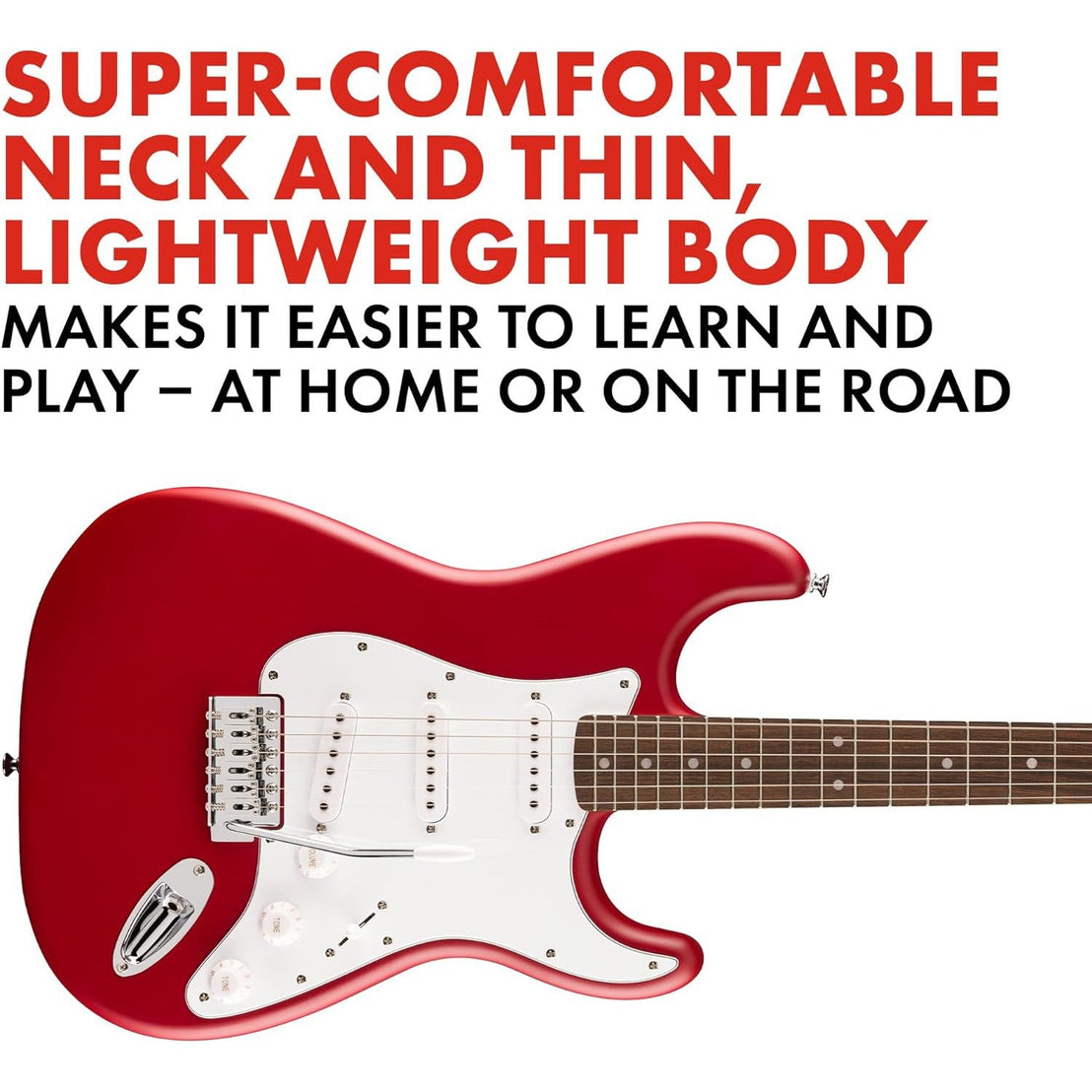 Đàn Guitar Điện Squier Debut Stratocaster SSS, Laurel Fingerboard-Mai Nguyên Music