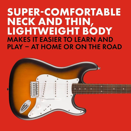 Đàn Guitar Điện Squier Debut Stratocaster SSS, Laurel Fingerboard-Mai Nguyên Music