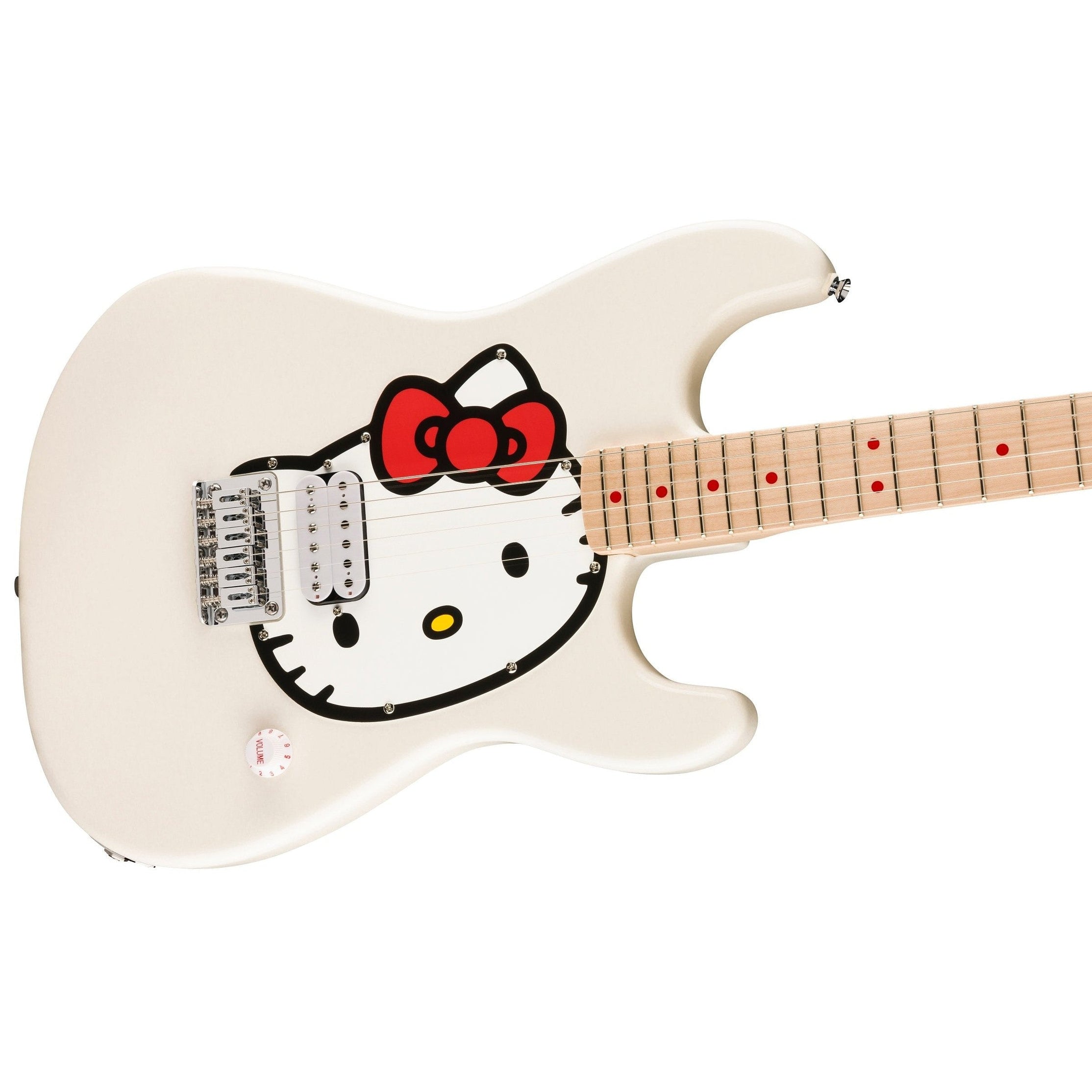 Đàn Guitar Điện Squier Hello Kitty Stratocaster-Mai Nguyên Music