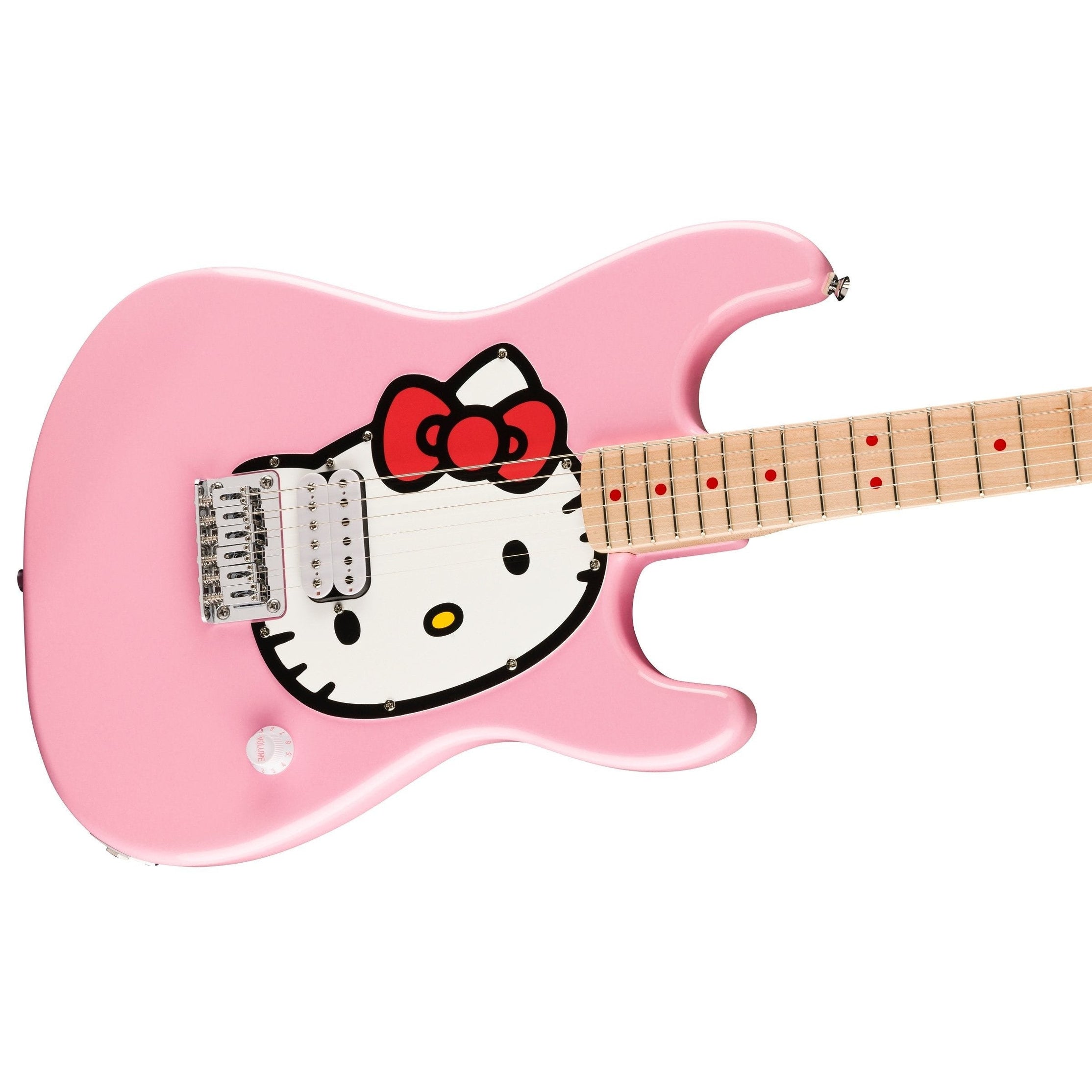 Đàn Guitar Điện Squier Hello Kitty Stratocaster-Mai Nguyên Music