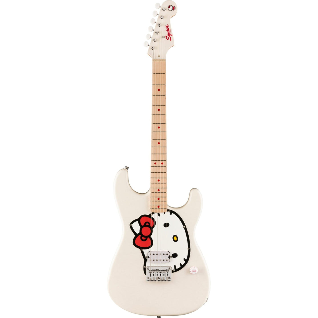 Đàn Guitar Điện Squier Hello Kitty Stratocaster-Mai Nguyên Music