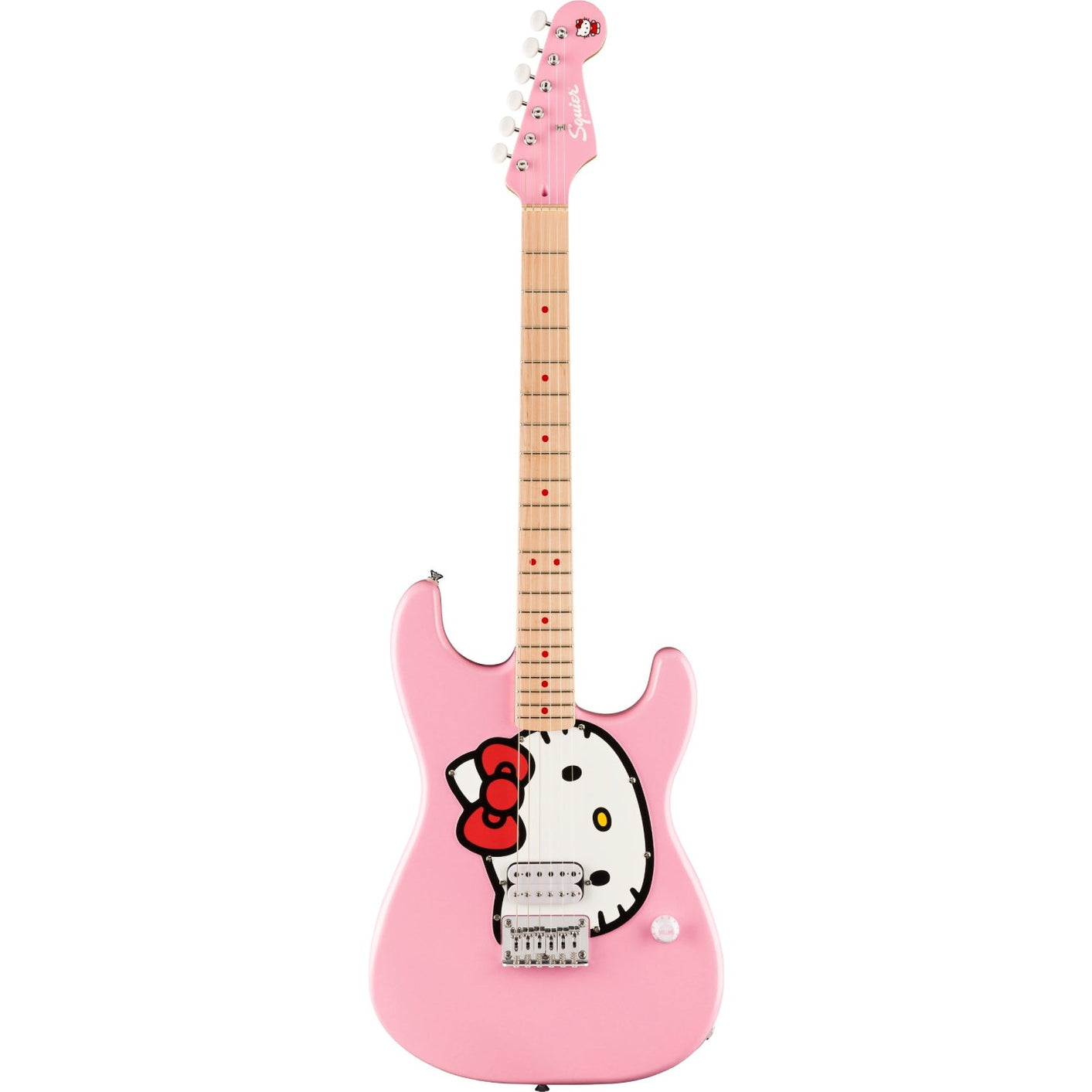 Đàn Guitar Điện Squier Hello Kitty Stratocaster-Mai Nguyên Music