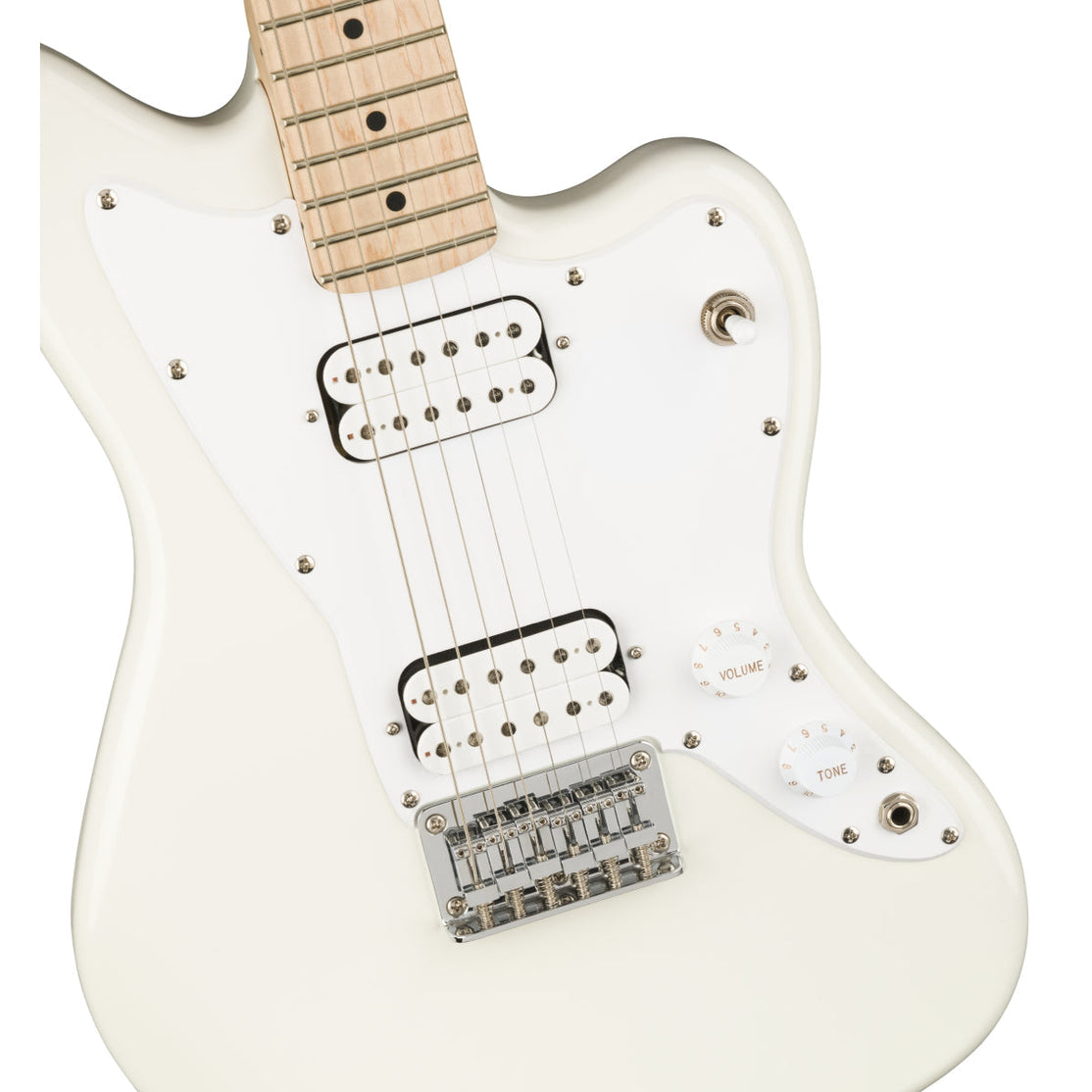 Đàn Guitar Điện Squier Mini Jazzmaster HH, Maple Fingerboard, Olympic White-Mai Nguyên Music