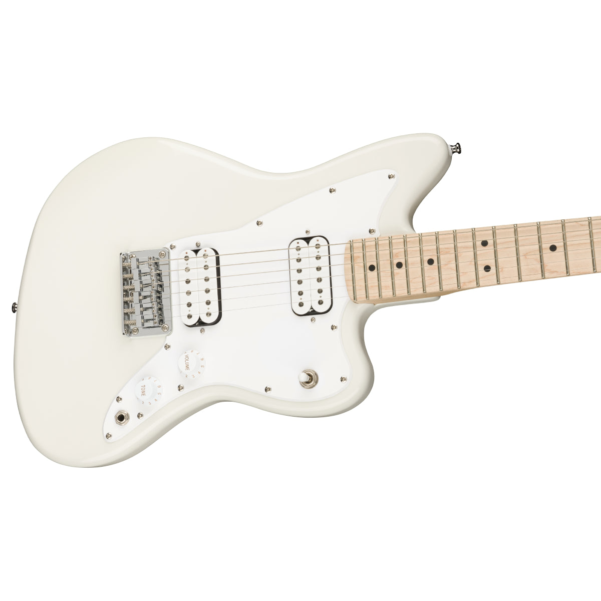 Đàn Guitar Điện Squier Mini Jazzmaster HH, Maple Fingerboard, Olympic White-Mai Nguyên Music