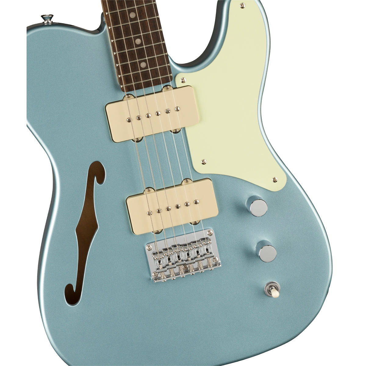 Đàn Guitar Điện Squier Paranormal Cabronita Telecaster Thinline, Laurel Fingerboard, Ice Blue Metallic-Mai Nguyên Music