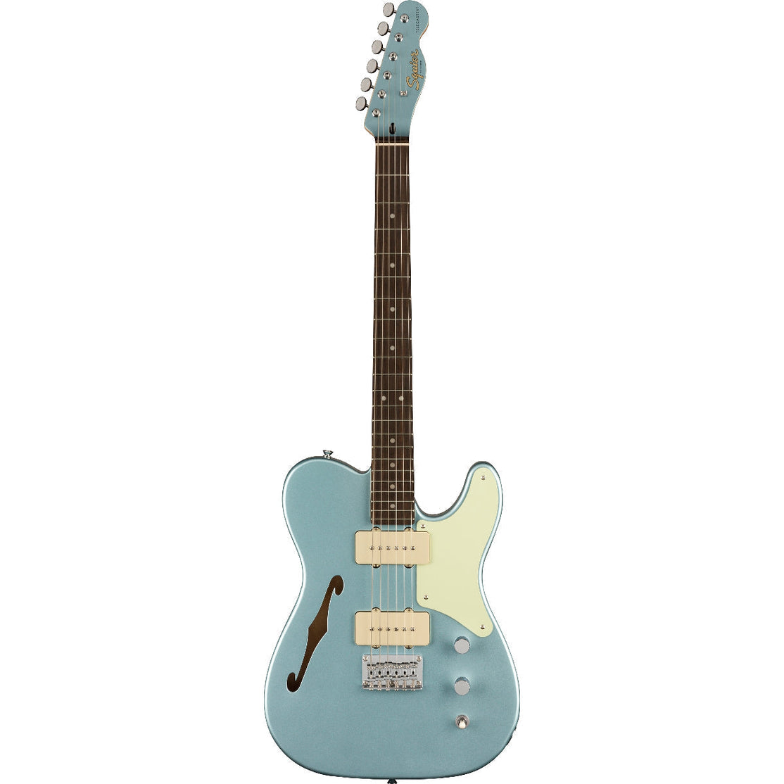 Đàn Guitar Điện Squier Paranormal Cabronita Telecaster Thinline, Laurel Fingerboard, Ice Blue Metallic-Mai Nguyên Music