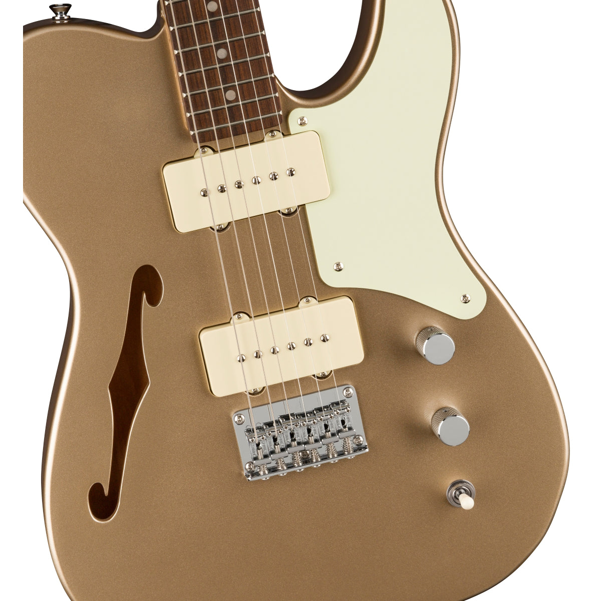 Đàn Guitar Điện Squier Paranormal Cabronita Telecaster Thinline, Laurel Fingerboard, Shoreline Gold-Mai Nguyên Music