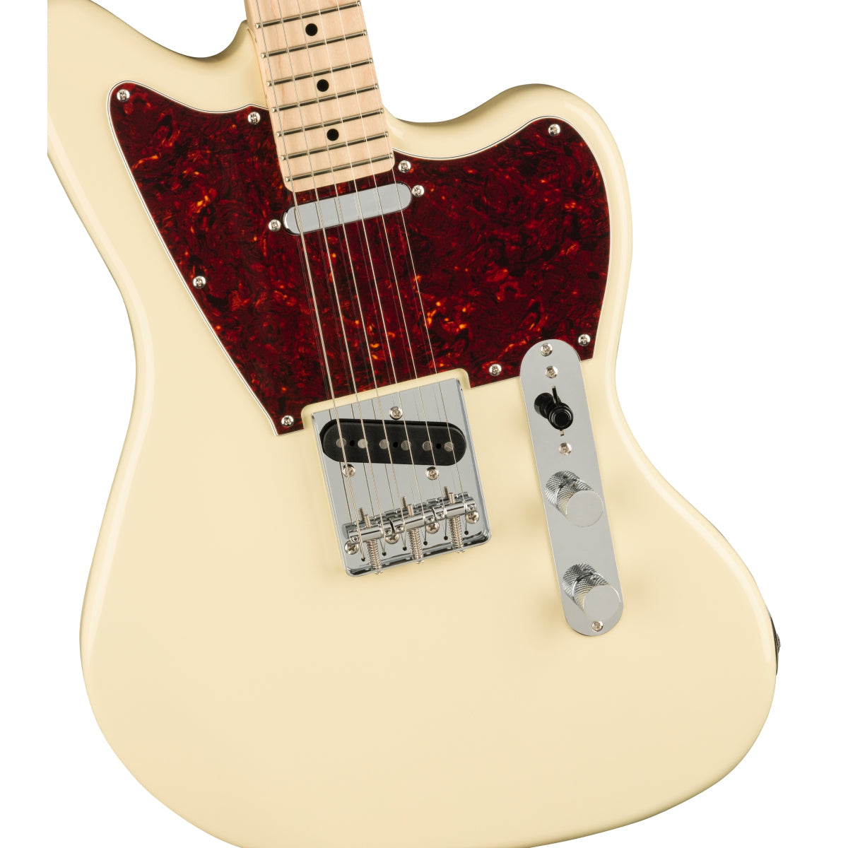 Đàn Guitar Điện Squier Paranormal Offset Telecaster, Maple Fingerboard, Olympic White-Mai Nguyên Music