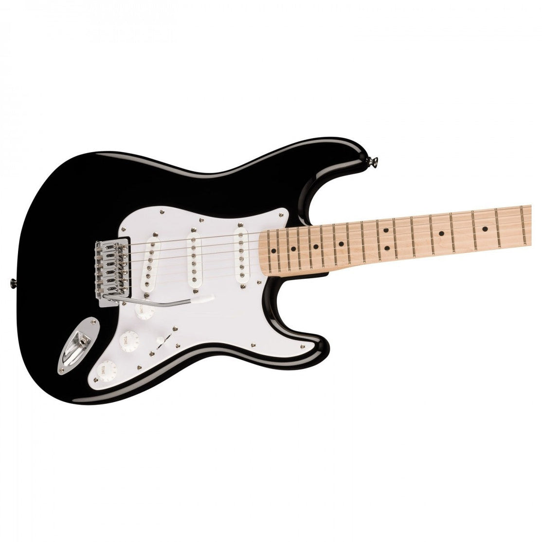 Đàn Guitar Điện Squier Sonic Stratocaster, Black w/Maple Fingerboard-Mai Nguyên Music