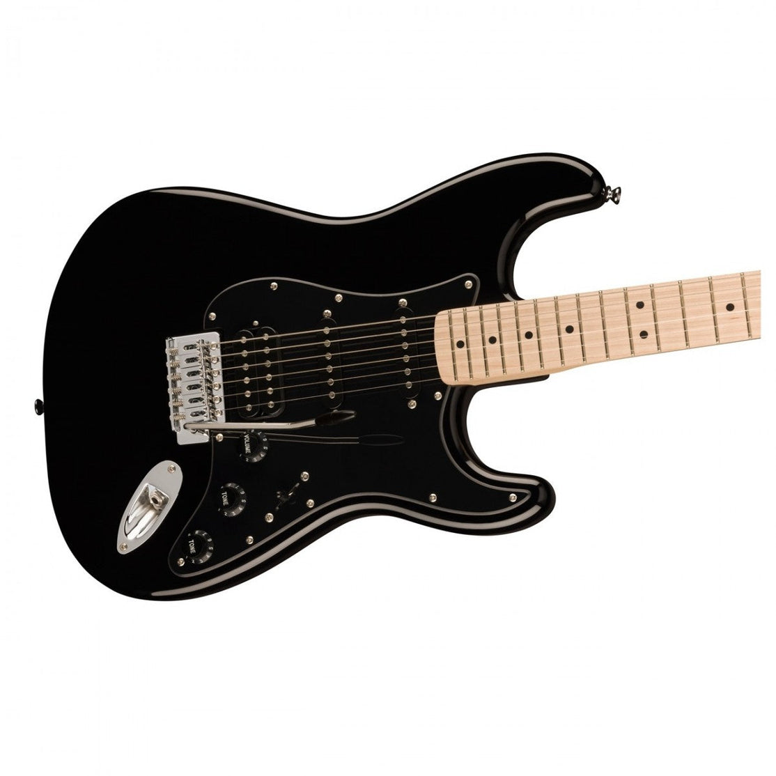 Đàn Guitar Điện Squier Sonic Stratocaster HSS, Black w/Maple Fingerboard-Mai Nguyên Music