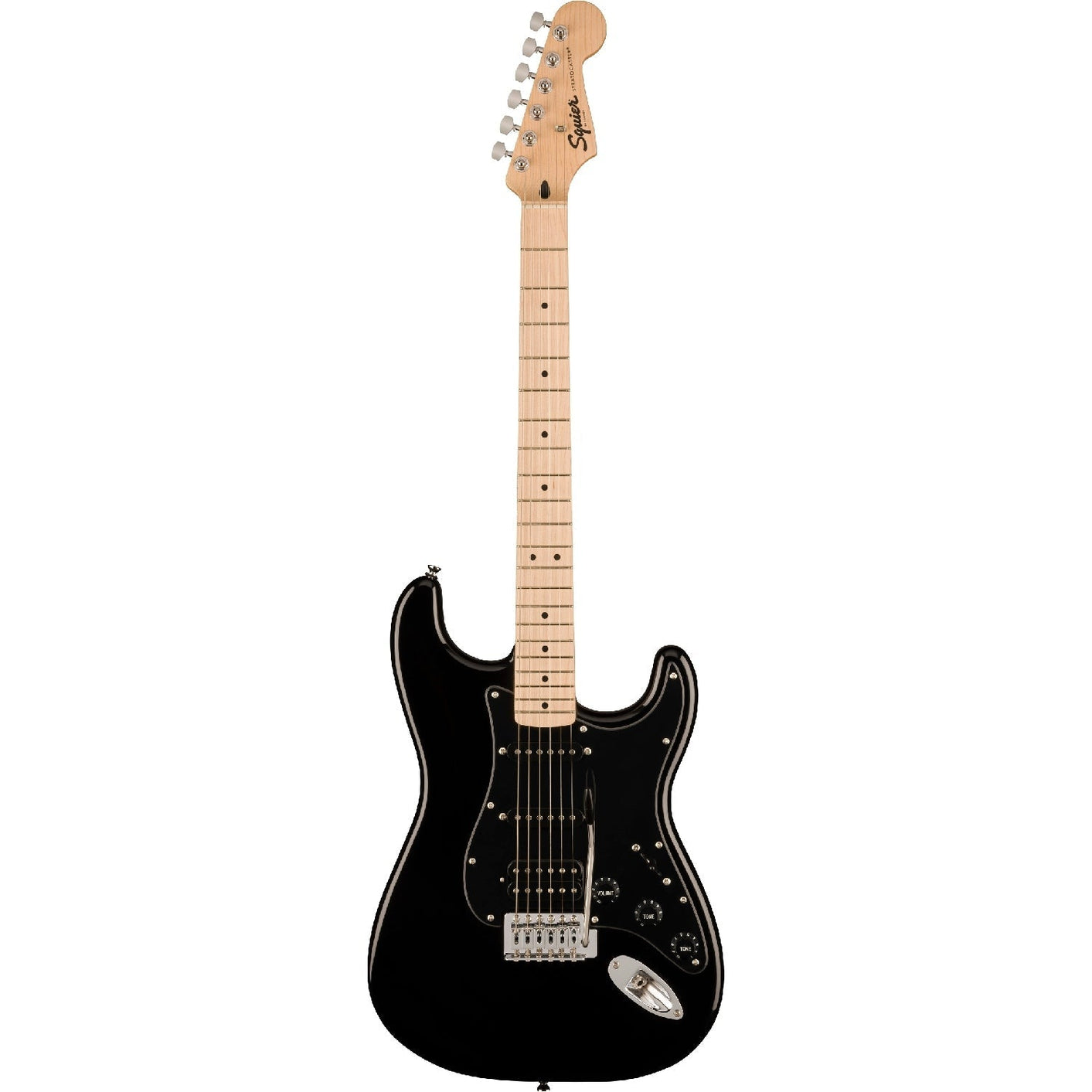 Đàn Guitar Điện Squier Sonic Stratocaster HSS, Black w/Maple Fingerboard-Mai Nguyên Music