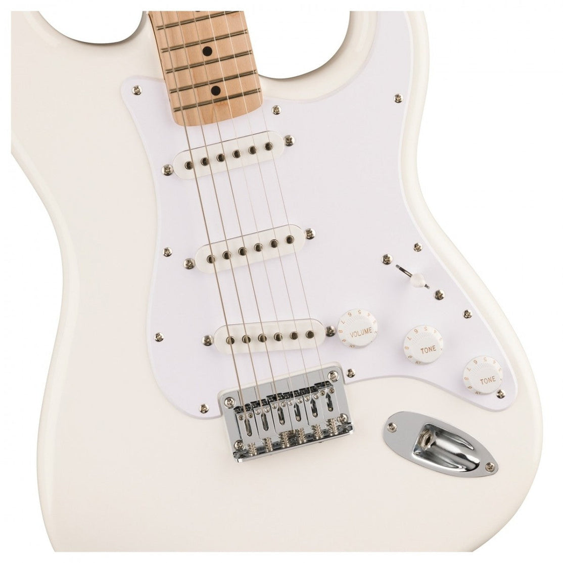 Đàn Guitar Điện Squier Sonic Stratocaster HT, Arctic White w/Maple Fingerboard-Mai Nguyên Music