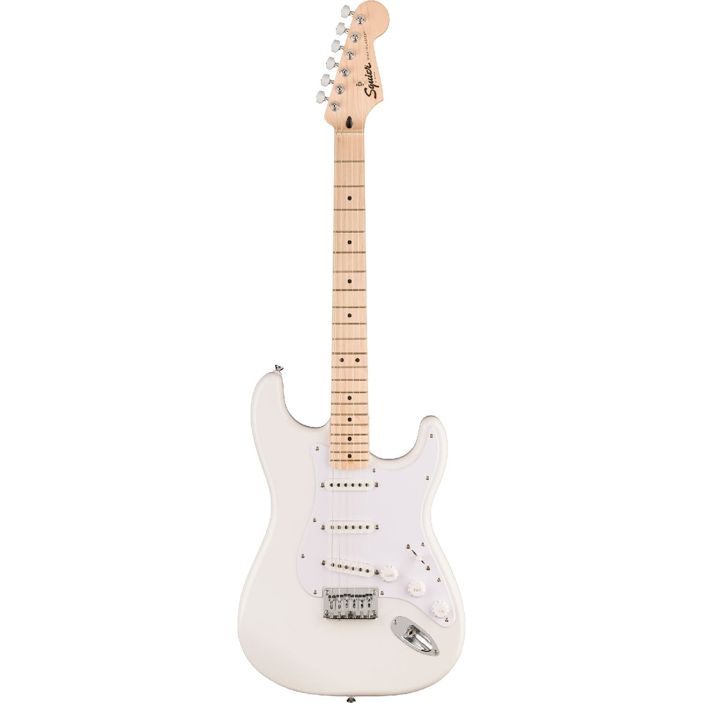 Đàn Guitar Điện Squier Sonic Stratocaster HT, Arctic White w/Maple Fingerboard-Mai Nguyên Music