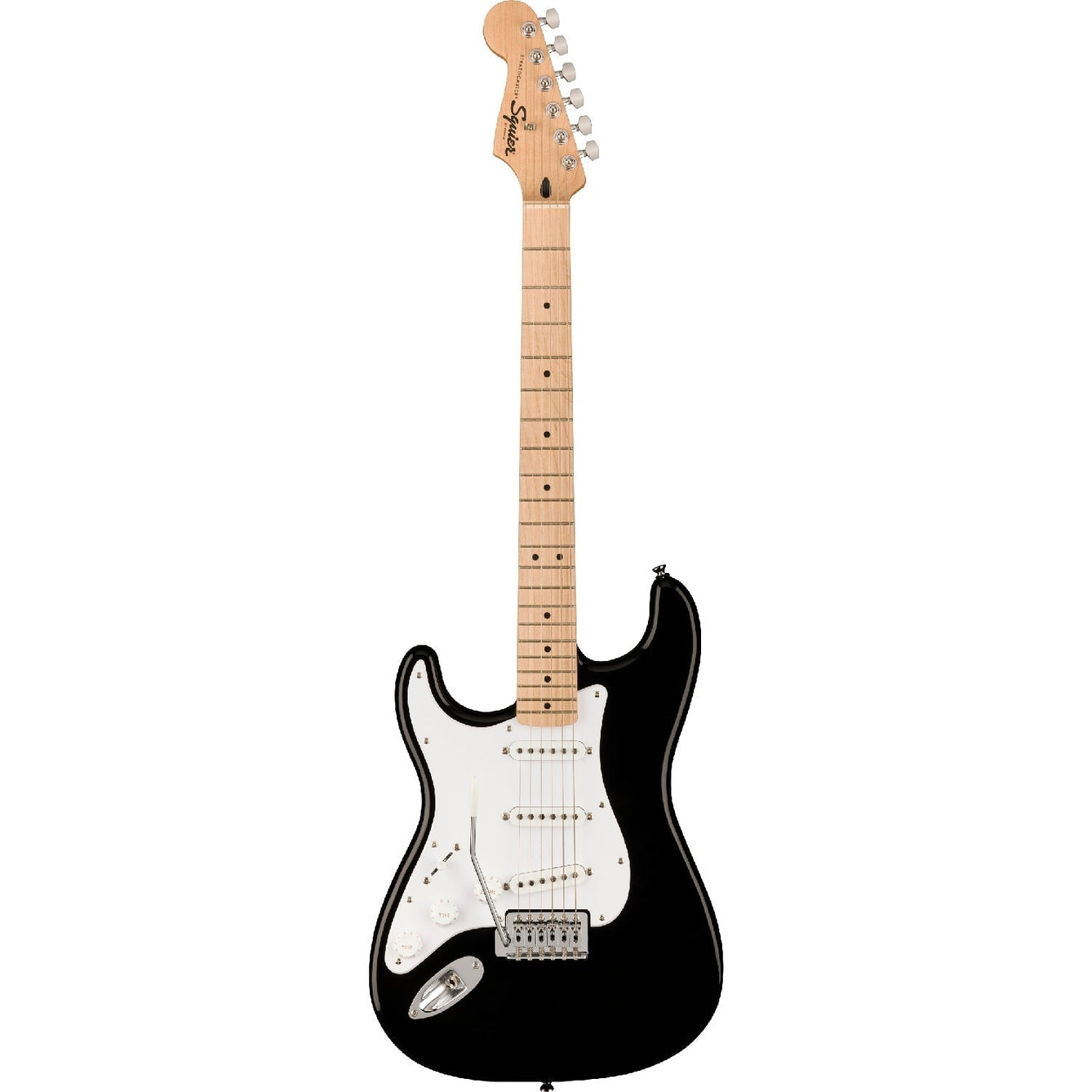 Đàn Guitar Điện Squier Sonic Stratocaster Left-Handed, Black w/Maple Fingerboard-Mai Nguyên Music