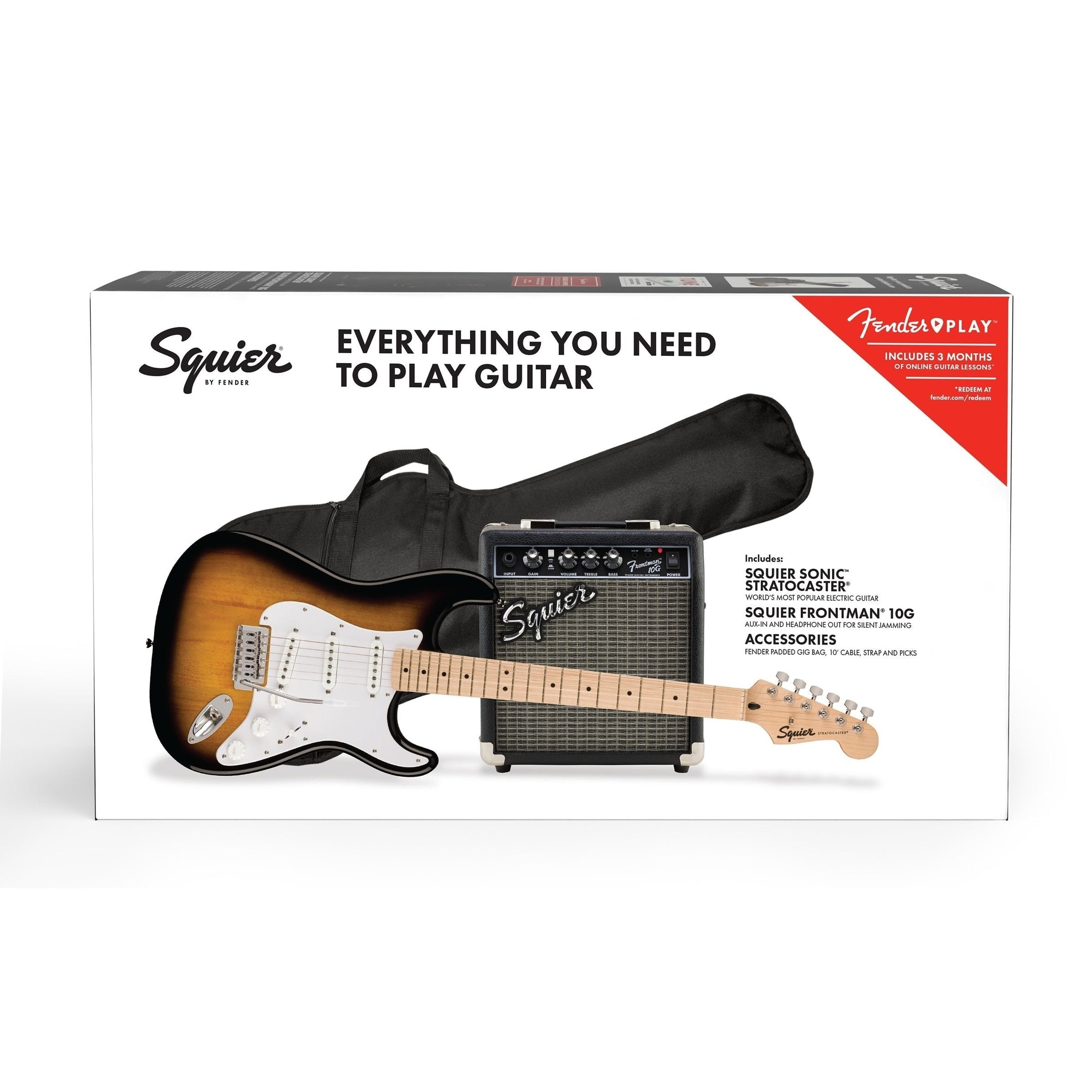 Đàn Guitar Điện Squier Sonic Stratocaster Pack-Mai Nguyên Music
