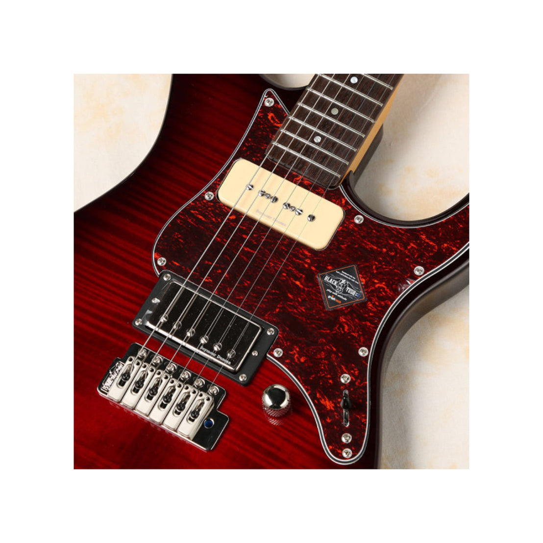 Đàn Guitar Điện Yamaha Pacifica PAC611VFM, Dark Red Burst-Mai Nguyên Music