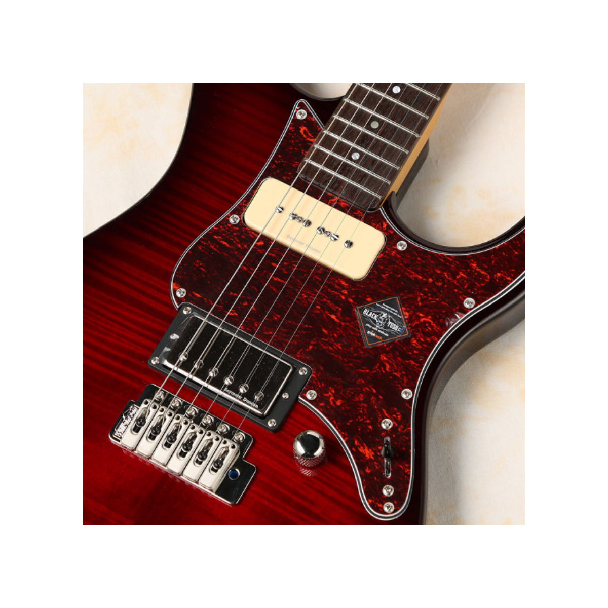 Đàn Guitar Điện Yamaha Pacifica PAC611VFM, Dark Red Burst-Mai Nguyên Music