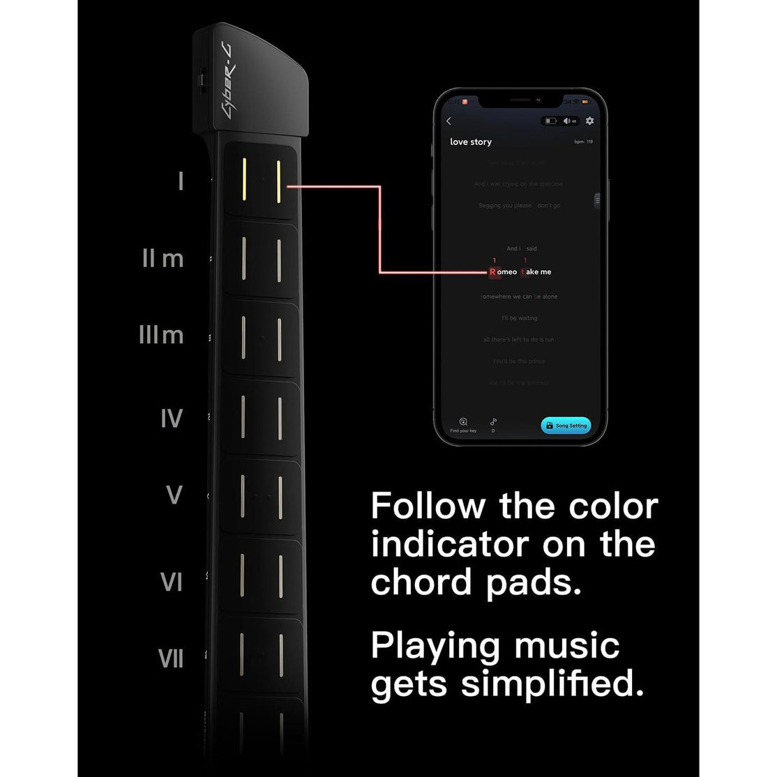 Đàn Guitar Enya Cyber-G Stringless-Mai Nguyên Music