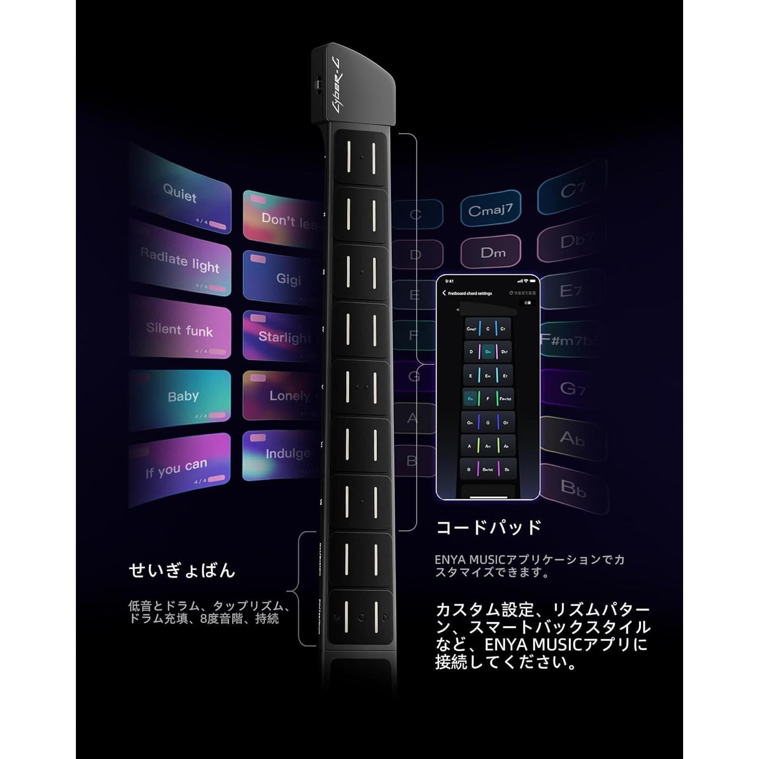 Đàn Guitar Enya Cyber-G Stringless-Mai Nguyên Music