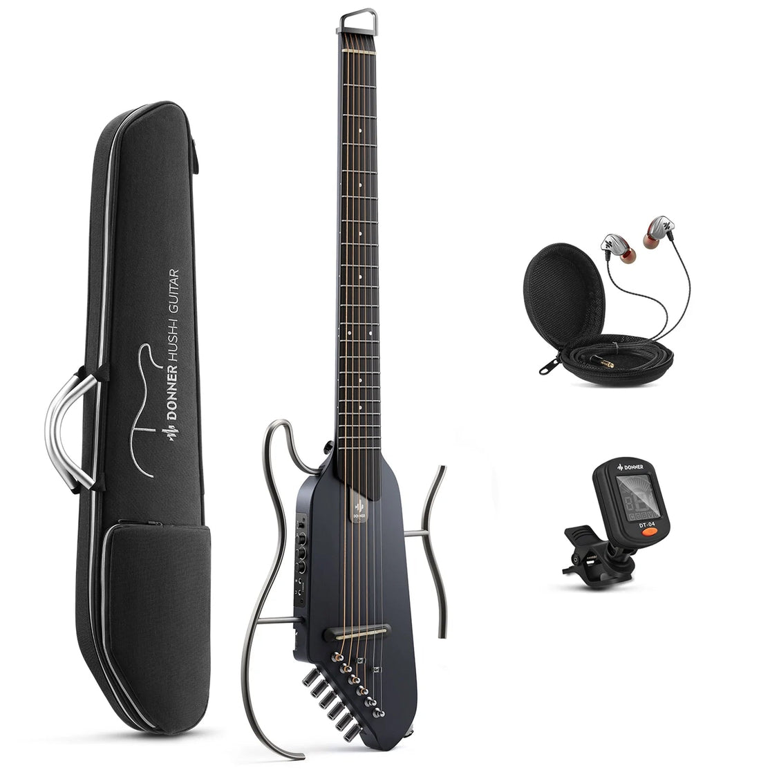 Đàn Guitar Silent Acoustic Donner HUSH-I Mute Guitar Kit for Travel Silent Practice-Mai Nguyên Music