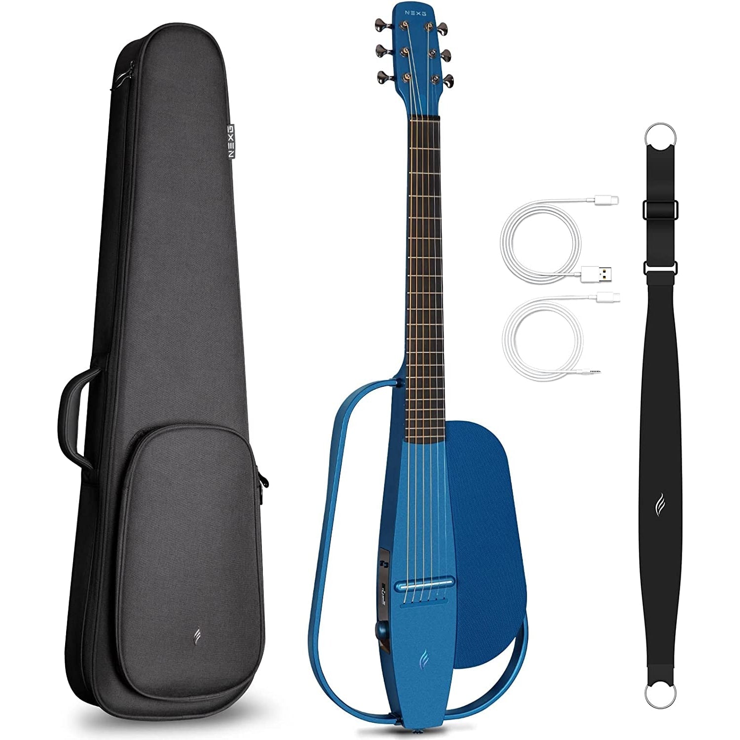 Đàn Guitar Silent Acoustic Enya NEXG Basic, Blue-Mai Nguyên Music