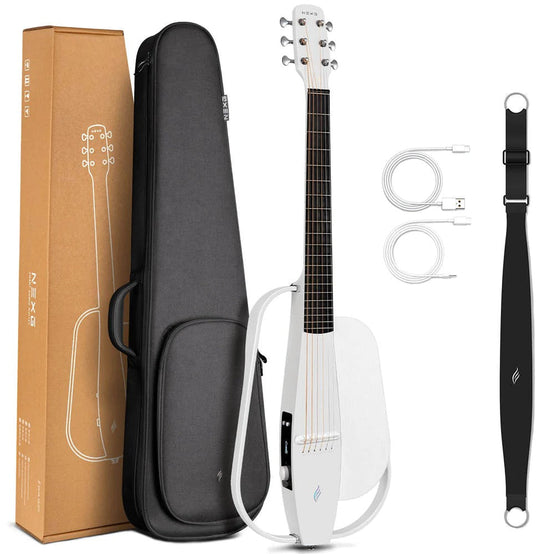 Đàn Guitar Silent Acoustic Enya NEXG Basic, White-Mai Nguyên Music
