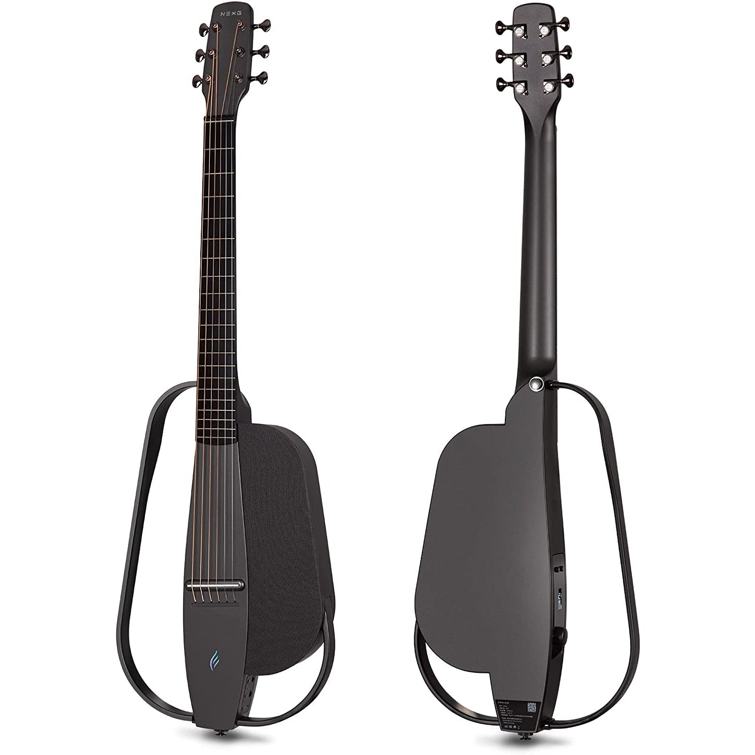 Đàn Guitar Silent Acoustic Enya NEXG Deluxe, Black-Mai Nguyên Music