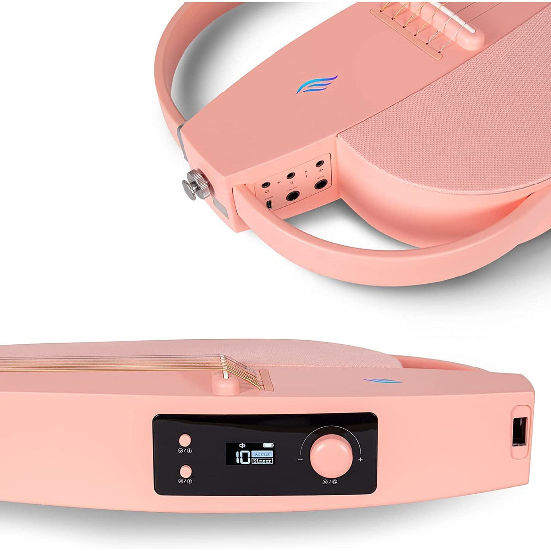 Đàn Guitar Silent Acoustic Enya NEXG Deluxe, Pink-Mai Nguyên Music