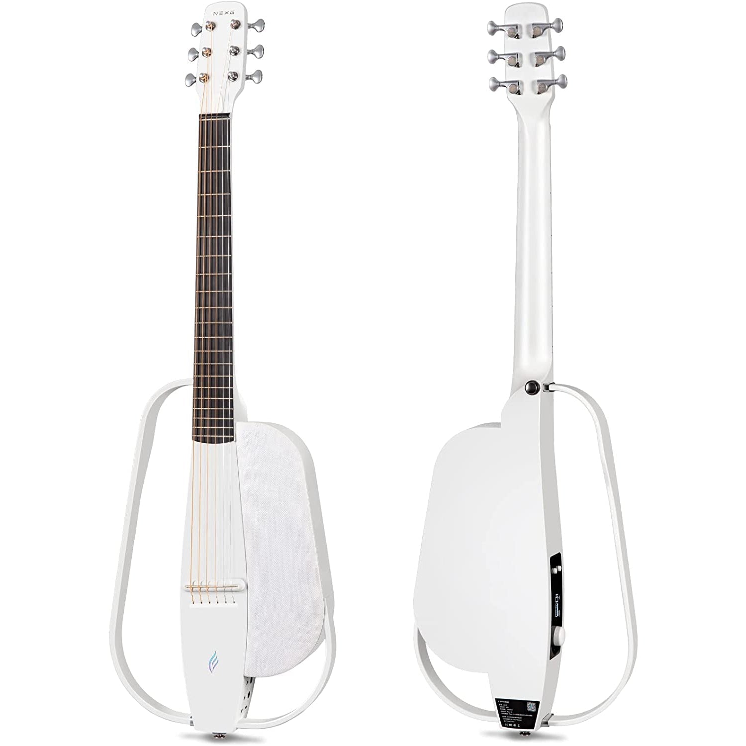 Đàn Guitar Silent Acoustic Enya NEXG Deluxe, White-Mai Nguyên Music