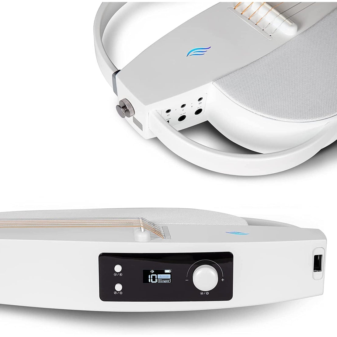 Đàn Guitar Silent Acoustic Enya NEXG Deluxe, White-Mai Nguyên Music