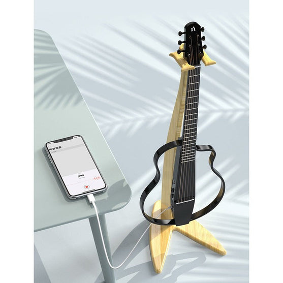 Đàn Guitar Silent Acoustic Natasha NBSG Natural-Mai Nguyên Music