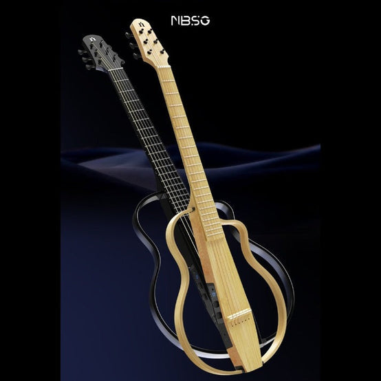 Đàn Guitar Silent Acoustic Natasha NBSG Natural-Mai Nguyên Music