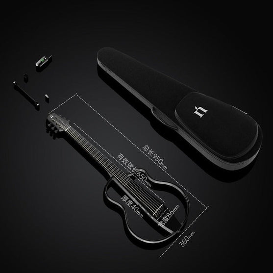 Đàn Guitar Silent Acoustic Natasha NBSG Natural-Mai Nguyên Music