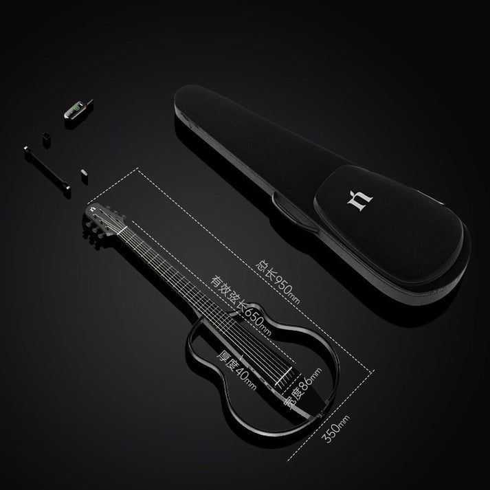 Đàn Guitar Silent Acoustic Natasha NBSG Natural-Mai Nguyên Music