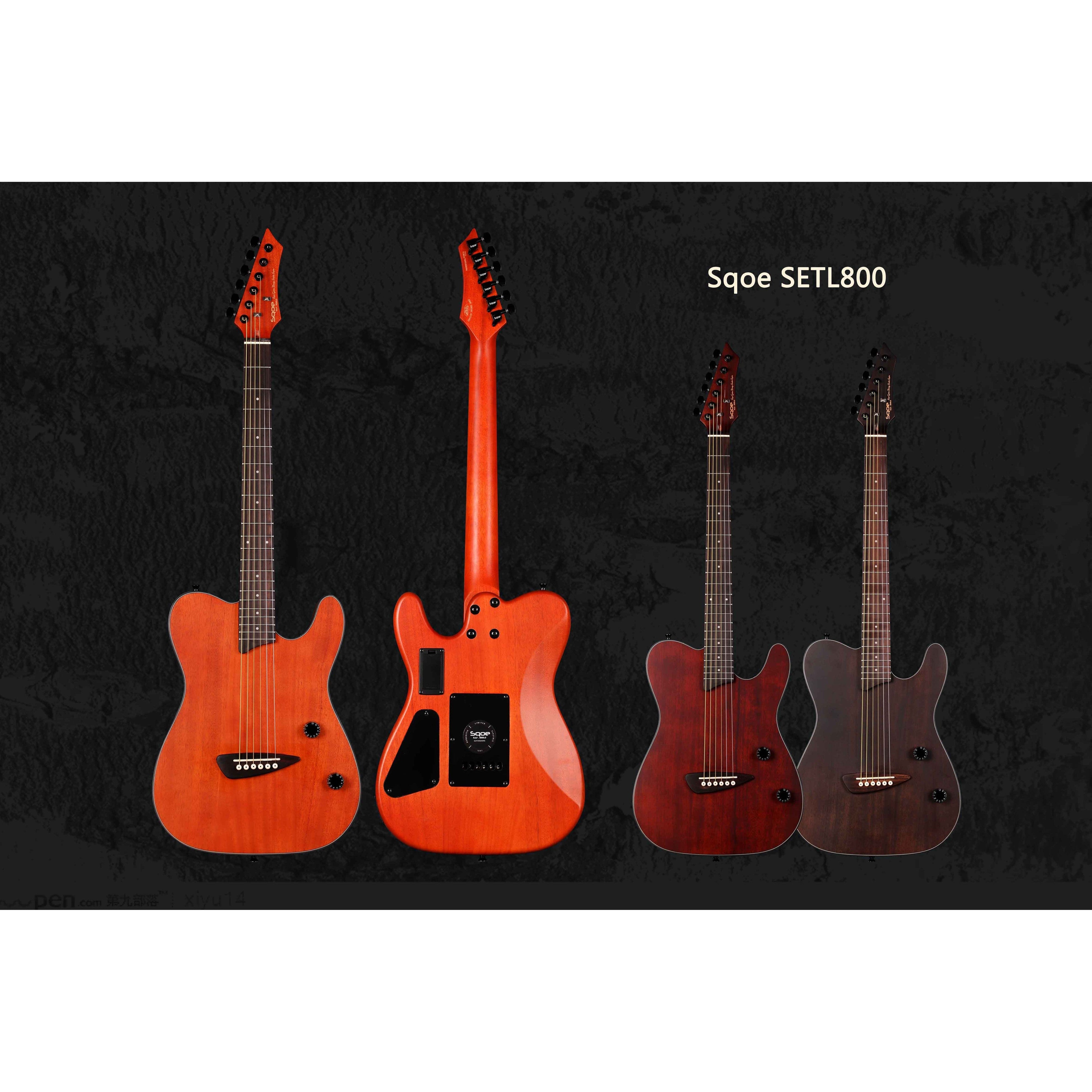 Đàn Guitar Silent Acoustic Sqoe SETL800-Mai Nguyên Music