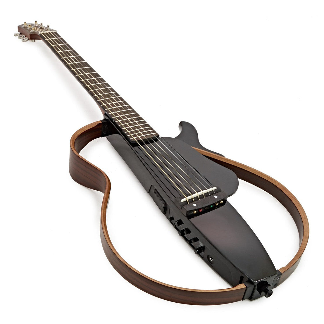 Đàn Guitar Silent Acoustic Yamaha SLG200S - Steel String w/Bag, Translucent Black-Mai Nguyên Music